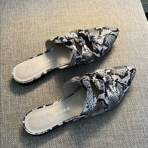 Matisse Snake Print Women's Mules